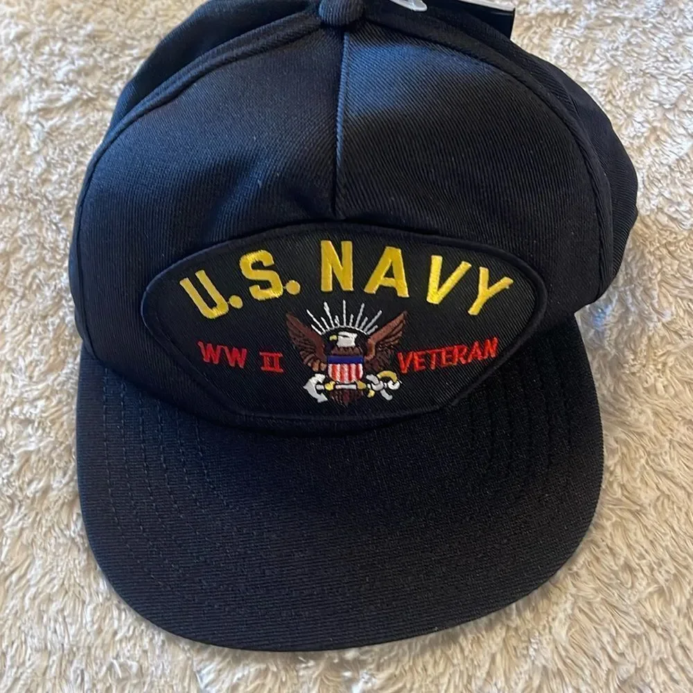 NWT US Navy WW II veteran hat